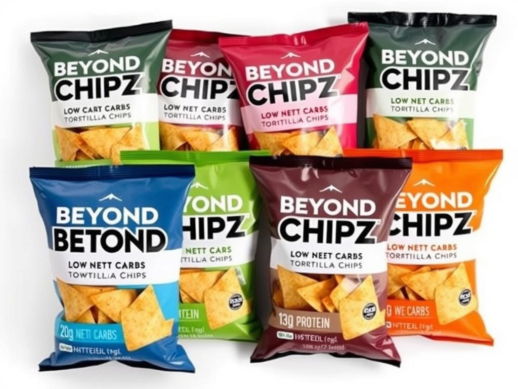 BeyondChipz Low Carb Tortilla Chips Ultimate Sampler Pack - included in Amazon keto chips comparison BeyondChipz Low Carb Tortilla Chips Ultimate Sampler Pack - included in Amazon keto chips comparison
