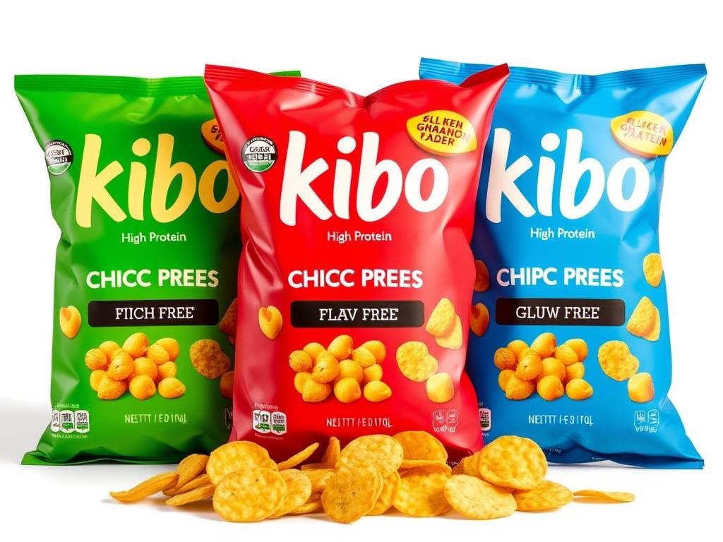 Kibo Chickpea Chips 3 Flavor Variety Pack - top rated in Amazon keto chips comparison Kibo Chickpea Chips 3 Flavor Variety Pack - top rated in Amazon keto chips comparison