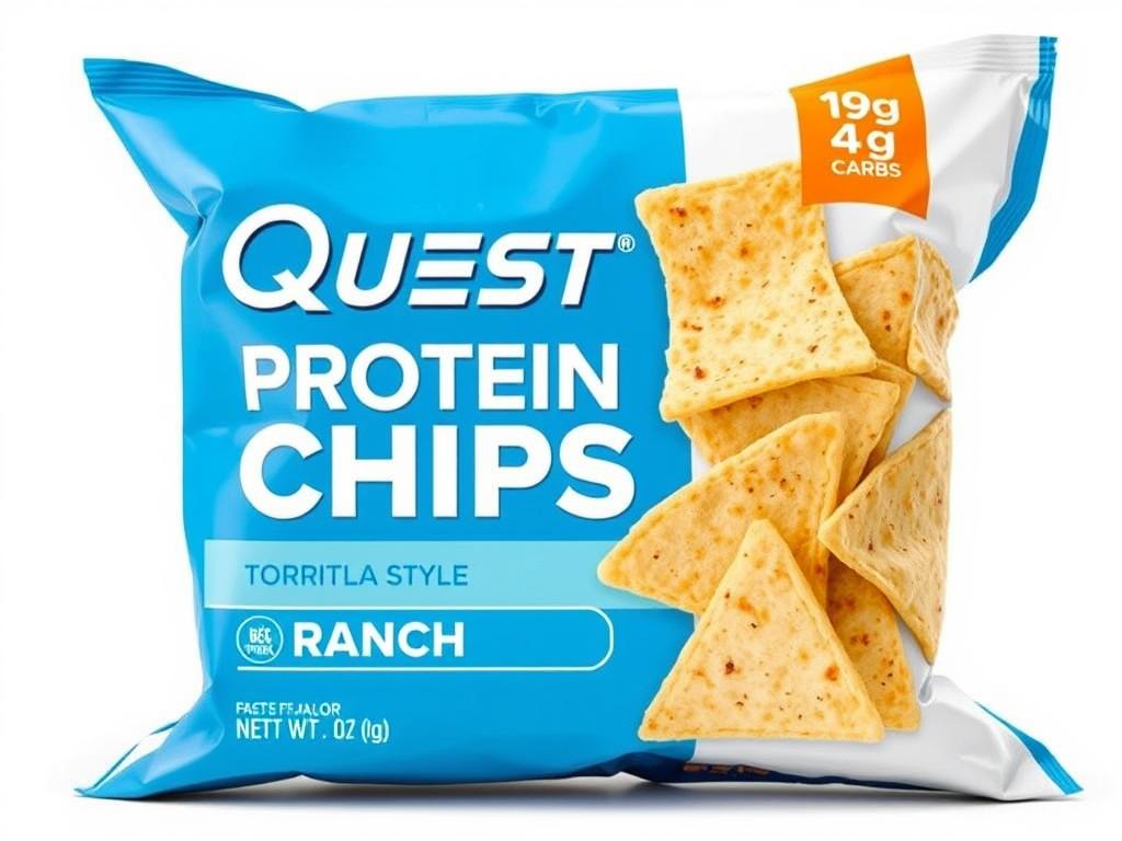 Quest Nutrition Tortilla Style Protein Chips in Ranch flavor - popular choice in Amazon keto chips comparison Quest Nutrition Tortilla Style Protein Chips in Ranch flavor - popular choice in Amazon keto chips comparison